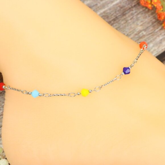 "Elegant Handmade Anklet – Delicate Jewelry for Women, MAR091844 - Picture 8 of 10